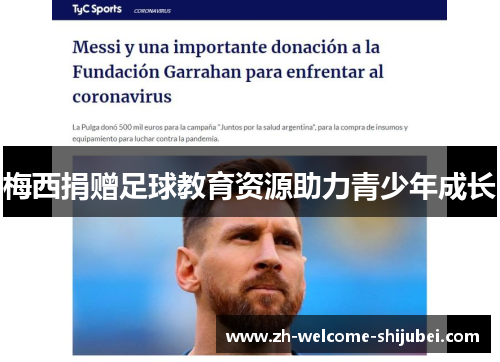 梅西捐赠足球教育资源助力青少年成长